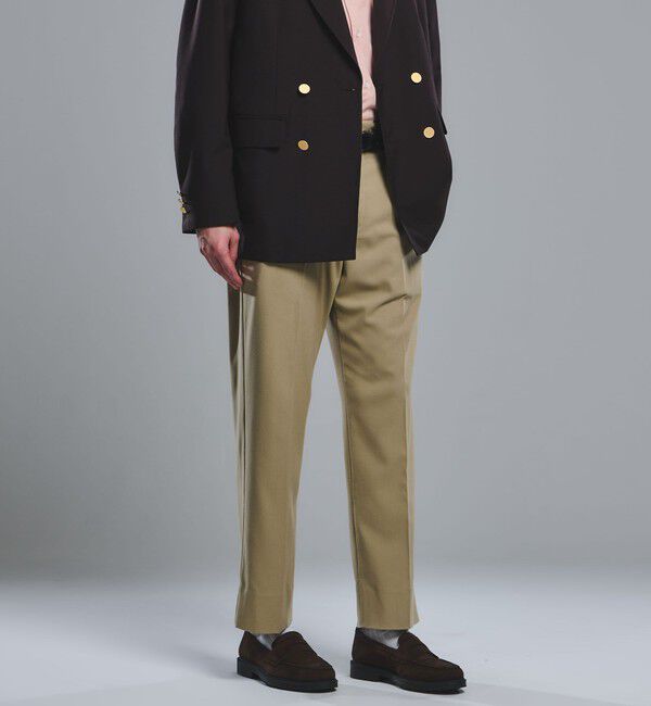 UNITED ARROWS green label relaxing「【別注】＜Dickies＞GLR TR 1プリーツ ワイドテーパード パンツ スラックス」|スラックス|BEIGE