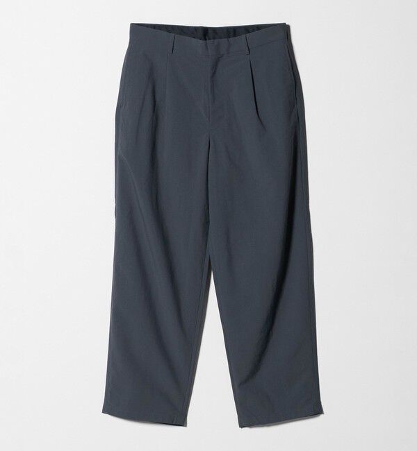 UNITED ARROWS green label relaxing「ナイロンオックス 1プリーツ W3 ワイドパンツ -撥水-」|その他|