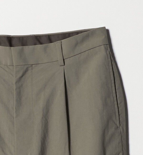 UNITED ARROWS green label relaxing「ナイロンオックス 1プリーツ W3 ワイドパンツ -撥水-」|その他|