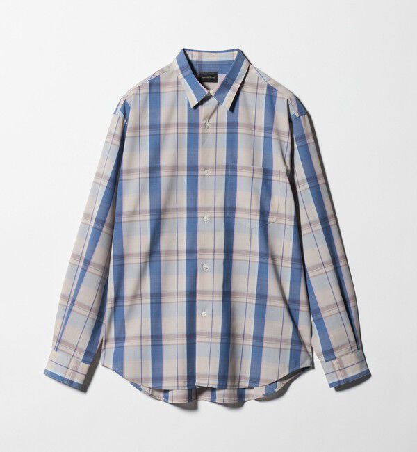 UNITED ARROWS green label relaxing「ウォッシャブル トロ パターン ジャストルーズ シャツ -ストレッチ-」|シャツ・ブラウス|