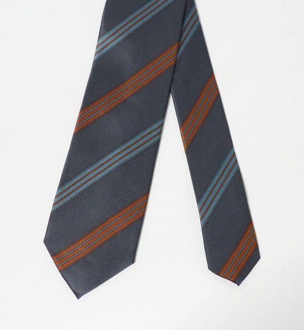 UNITED ARROWS green label relaxing「GLR シルク2 8.0cm ストライプ3 ネクタイ」|ネクタイ・蝶ネクタイ|