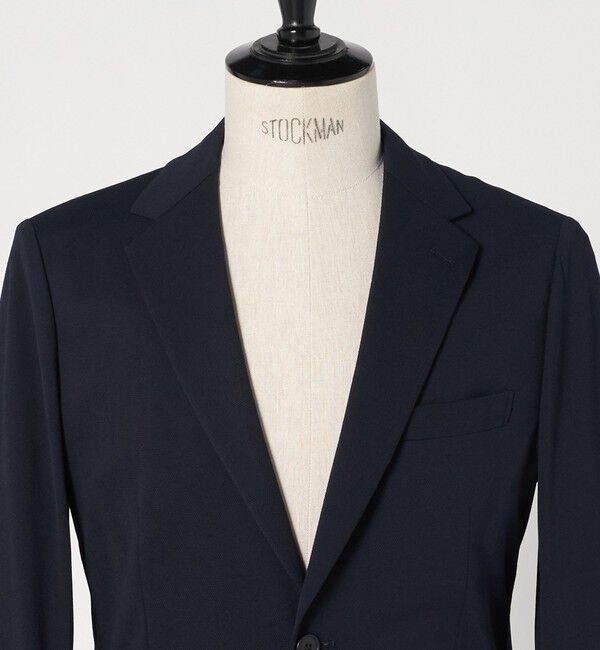 UNITED ARROWS green label relaxing「A+ ラッカンジャージ 2B スタンダード セットアップジャケット -ウォッシャブル・ストレッチ・吸水速乾-」|テーラードジャケット|