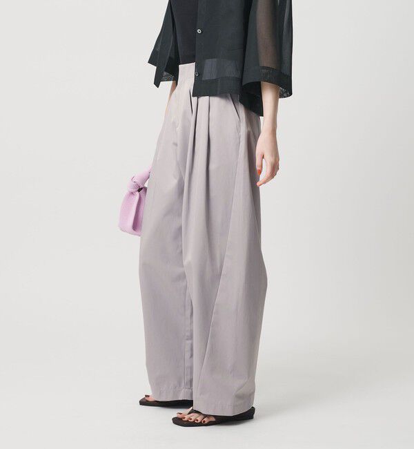 BEAUTY&YOUTH UNITED ARROWS「【WEB限定】バレルワイドチノパンツ ウォッシャブル」|チノ|MD.GRAY