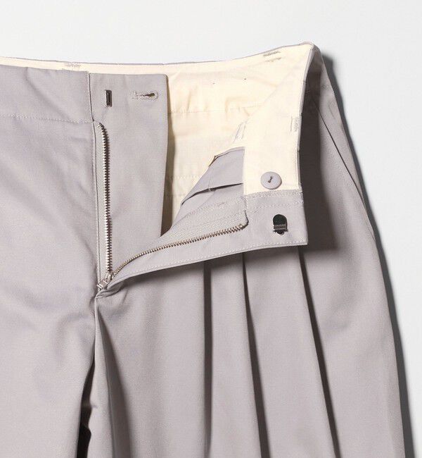 BEAUTY&YOUTH UNITED ARROWS「【WEB限定】バレルワイドチノパンツ ウォッシャブル」|チノ|