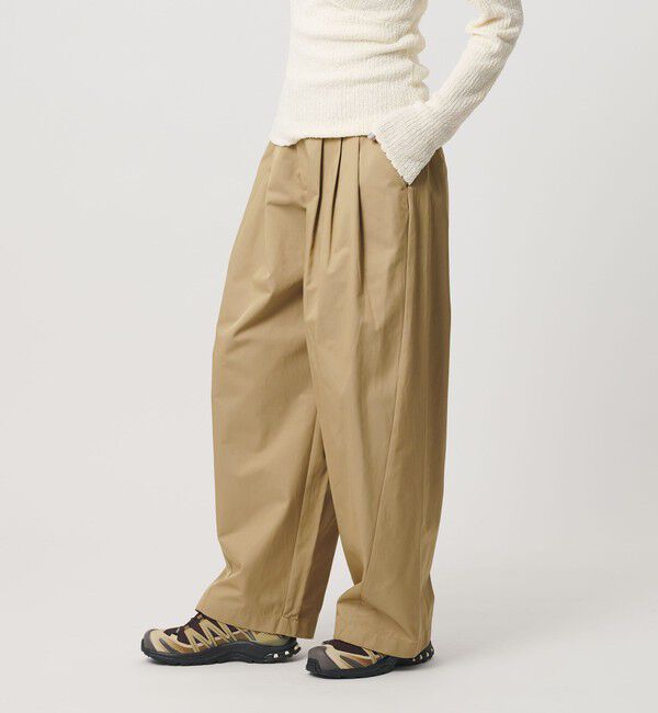 BEAUTY&YOUTH UNITED ARROWS「【WEB限定】バレルワイドチノパンツ ウォッシャブル」|チノ|