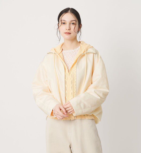 BEAUTY&YOUTH UNITED ARROWS「ポリエステル スタンドカラー ブルゾン」|ブルゾン・スタジャン|OFF WHITE