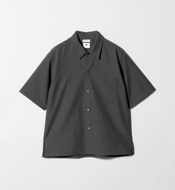 BEAUTY&YOUTH UNITED ARROWS「KOMATSU PACK キャンプカラー ショートスリーブ シャツ GRANDE型 セットアップ対応 撥水 ウォッシャブル」|シャツ・ブラウス|