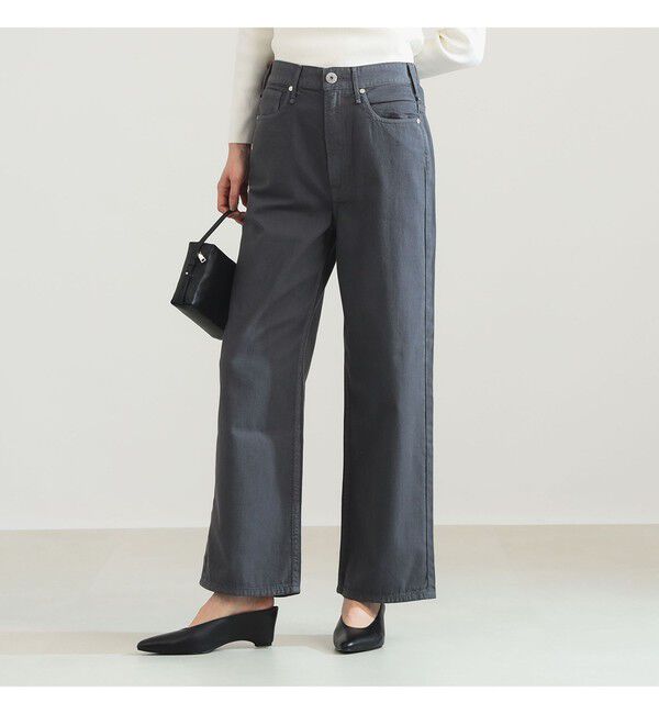 Demi-Luxe BEAMS 「【別注】upper hights / LAZY NIECE デニムパンツ」|デニム|CHARCOAL.GREY