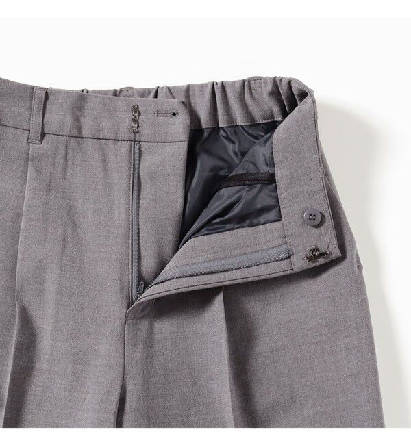 Ray BEAMS 「1タック ストレート パンツ | 新生活・通勤・通学・オフィスカジュアル・オンオフ兼用・好印象コーデ」|スラックス|