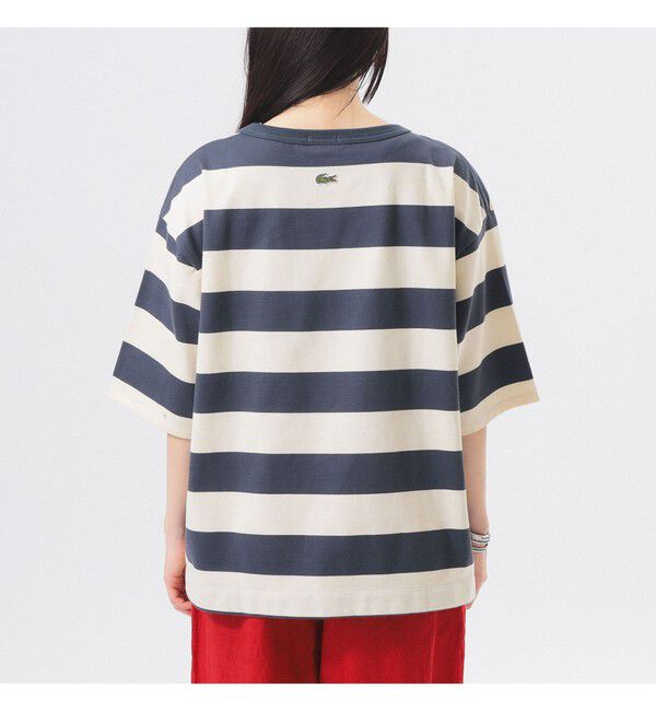 BEAMSBOY「【別注】LACOSTE / ボーダー Tシャツ」|Tシャツ・カットソー|