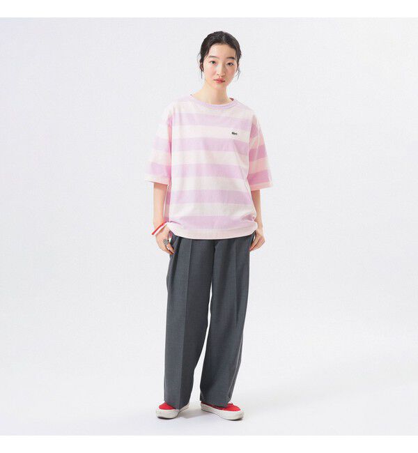 BEAMSBOY「【別注】LACOSTE / ボーダー Tシャツ」|Tシャツ・カットソー|