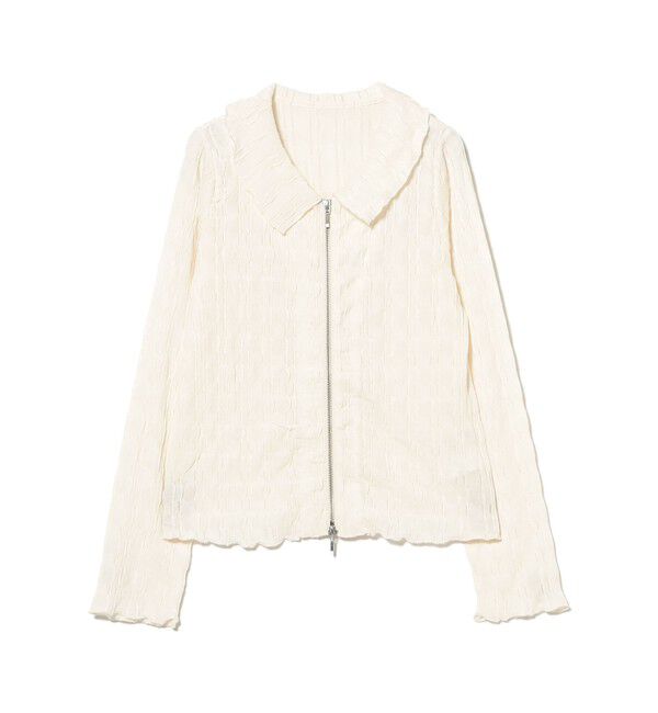 Ray BEAMS 「カット ジャカード ジップ シャツ」|シャツ・ブラウス|