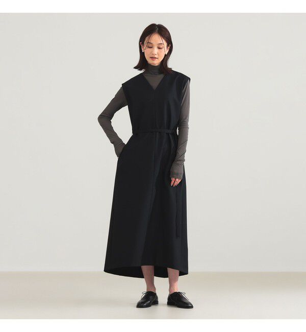 Demi-Luxe BEAMS 「【別注】ATON / ウールトロピカル ドレス」|ワンピース|