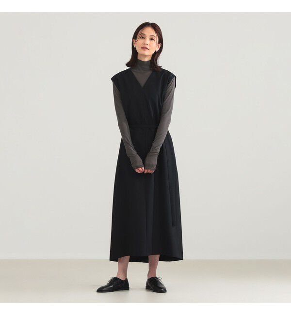 Demi-Luxe BEAMS 「【別注】ATON / ウールトロピカル ドレス」|ワンピース|