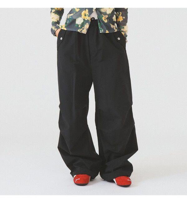 Ray BEAMS 「ニータック パラシュート パンツ」|チノ|