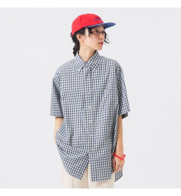 BEAMSBOY「ボーイ チェック ビッグ ボタンダウン シャツ」|シャツ・ブラウス|