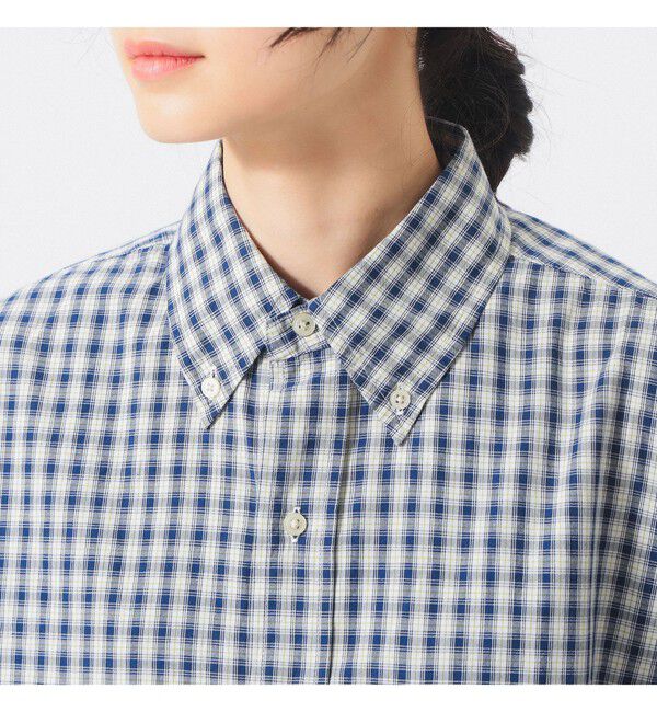 BEAMSBOY「ボーイ チェック ビッグ ボタンダウン シャツ」|シャツ・ブラウス|