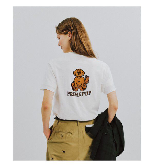 BEAMSBOY「ボーイ ドッグ Tシャツ」|Tシャツ・カットソー|OFF_WHT