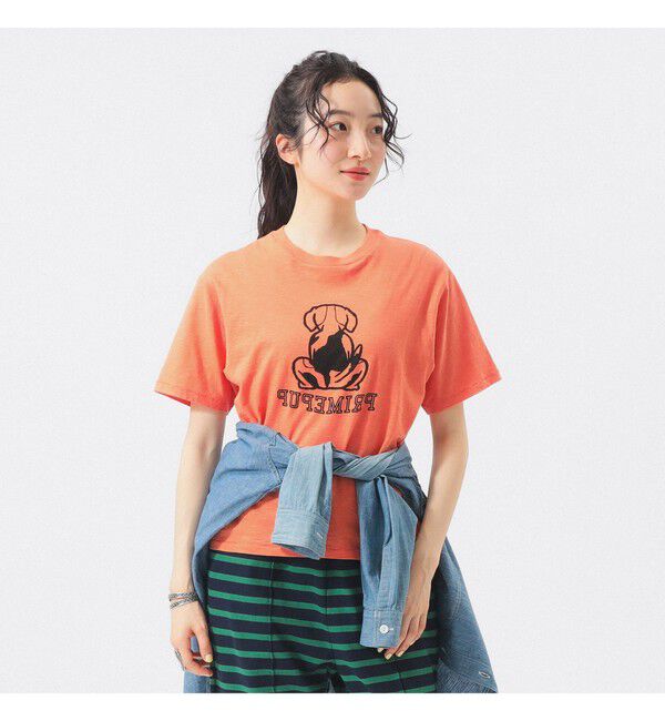 BEAMSBOY「ボーイ ドッグ Tシャツ」|Tシャツ・カットソー|ORANGE