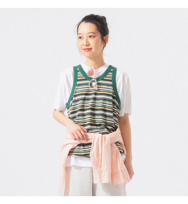 BEAMSBOY「マルチボーダー タンクトップ」|Tシャツ・カットソー|