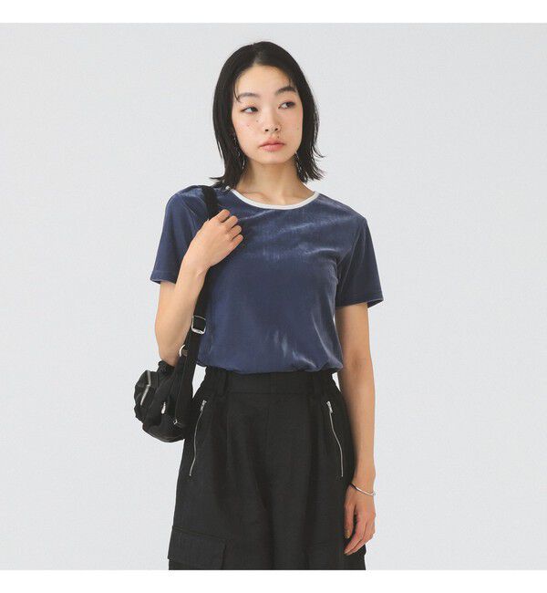Ray BEAMS 「サマー ベロア リンガー Tシャツ」|Tシャツ・カットソー|
