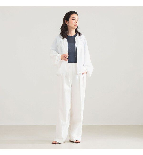 Demi-Luxe BEAMS 「AK+1 / エアリー ナイロン ブルゾン」|ブルゾン・スタジャン|