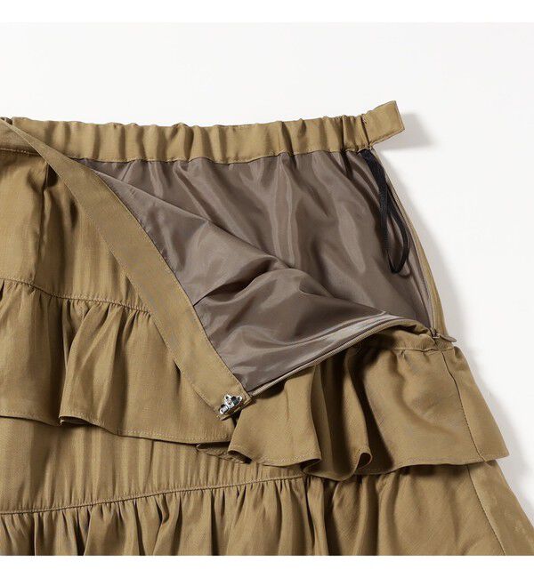 Ray BEAMS 「アシンメトリー フリル ティアード スカート（1369CL）」|スカート|