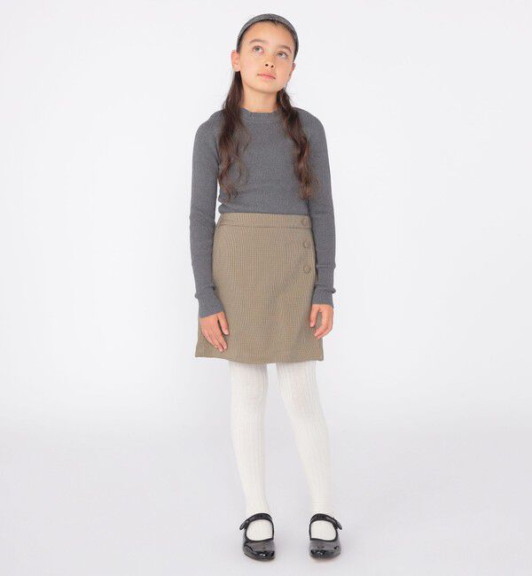 SHIPS KIDS「SHIPS KIDS:140～150cm / ラップ キュロット」|キュロット|