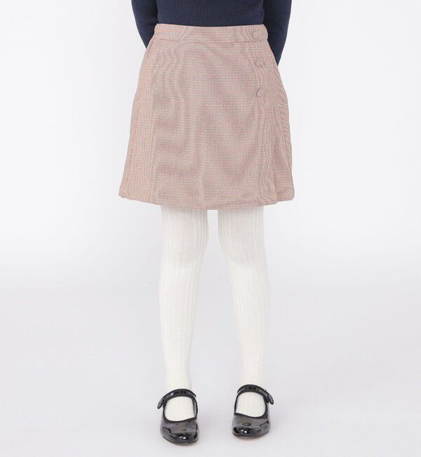 SHIPS KIDS「SHIPS KIDS:140～150cm / ラップ キュロット」|キュロット|オレンジ系