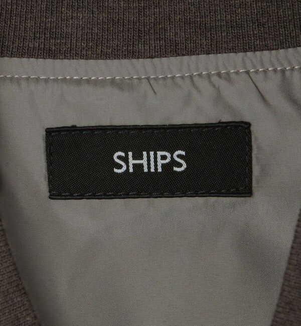 SHIPS「SHIPS: 〈遮熱・吸汗速乾〉ツイル ジップアップ ライト ブルゾン」|ブルゾン・スタジャン|