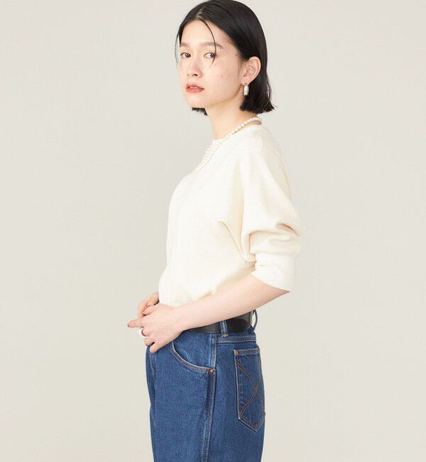 SHIPS for women「SHIPS NINE CASE:〈洗濯機可能〉ワッフル TEE ◇」|Tシャツ・カットソー|