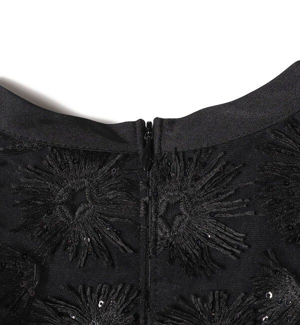 SHIPS for women「kaene:エンブロイダリー ミックス ワンピース〈セレモニー対応可〉」|ワンピース|