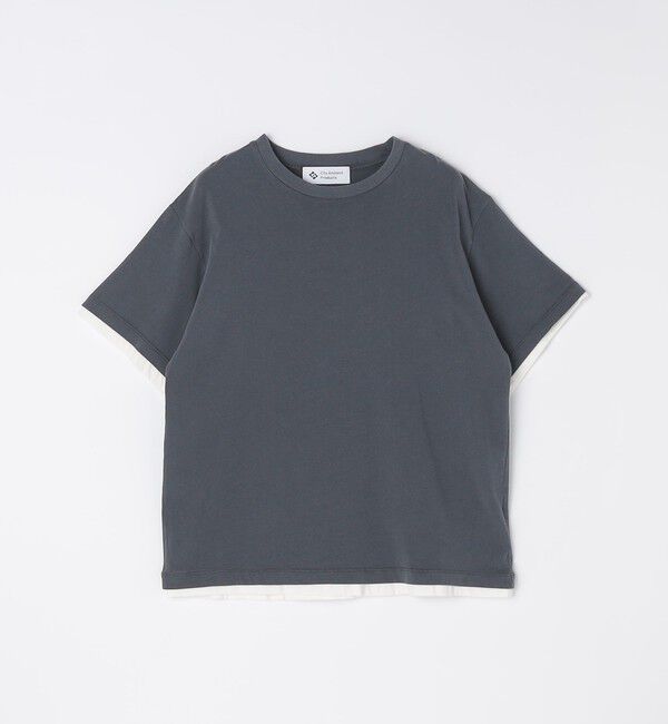 SHIPS「City Ambient Products: フェイク レイヤード Tシャツ」|Tシャツ・カットソー|ブラック