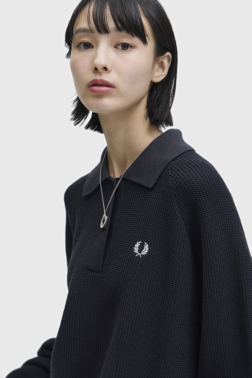 FRED PERRY 「Textured Knitted Shirt」|ポロシャツ|