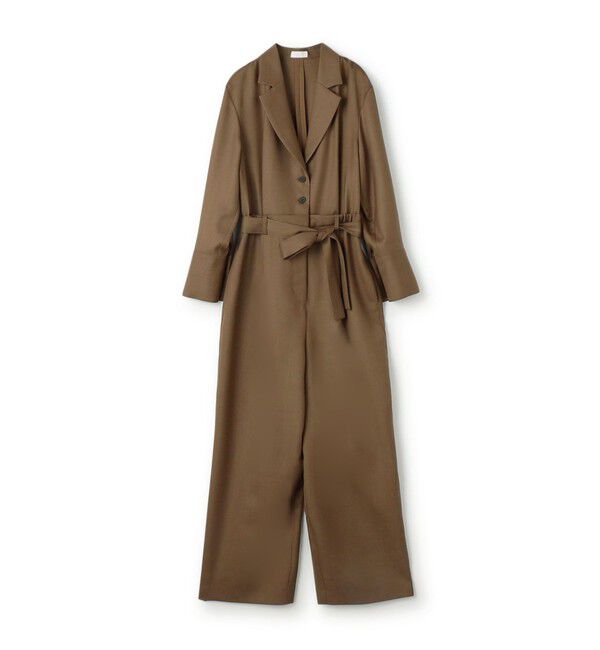 Ballsey「ライトカルぜ テーラードオールインワン」|オールインワン|45 キャメル