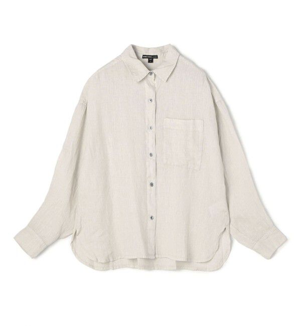 JAMES PERSE「ライトウェイトリネン オーバーサイズドシャツ WKO3970」|シャツ・ブラウス|15 グレー