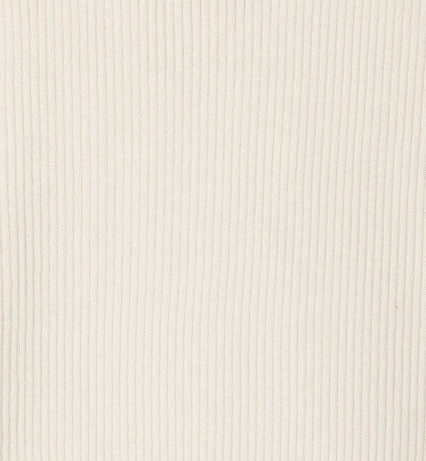 GALERIE VIE「ギザコットンリブ ボートネックプルオーバー」|ニット・セーター|