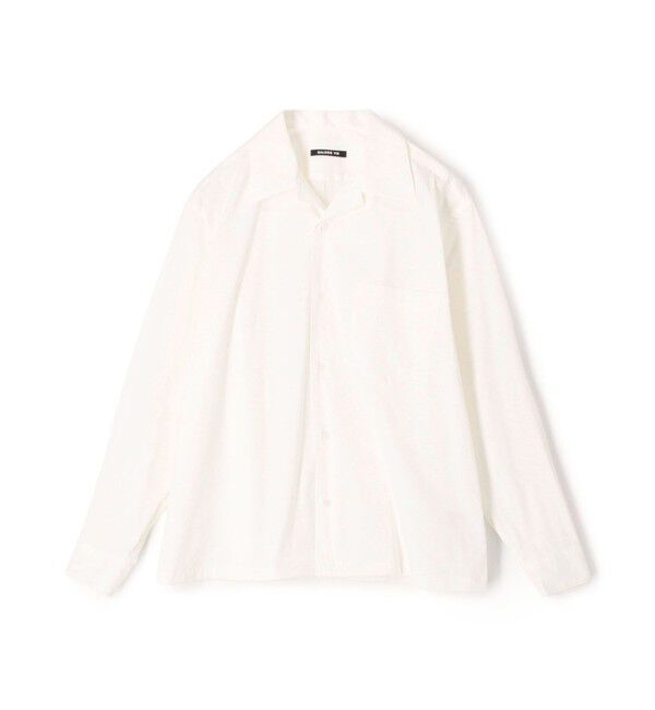 GALERIE VIE「ストレッチタイプライター オープンカラーシャツ」|シャツ・ブラウス|11 ホワイト