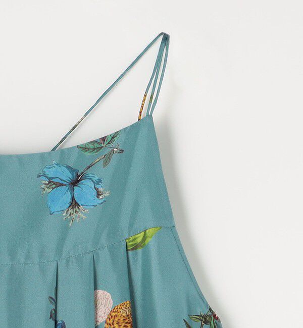 CABaN「シルク BOUQUETプリント キャミソールワンピース」|ワンピース|