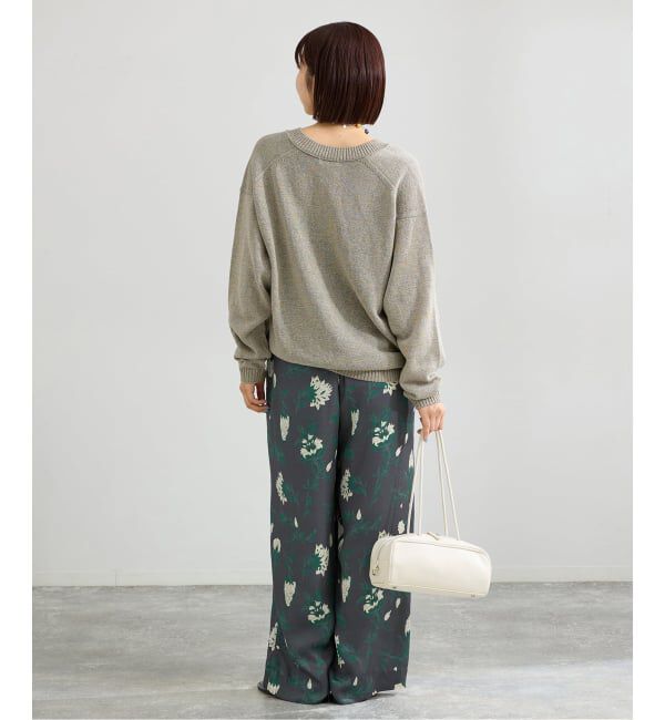 IENA「Deveauxボタニカルフラワープリントパンツ」|その他|
