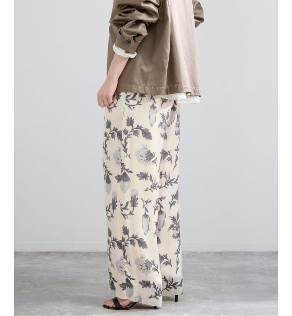 IENA「Deveauxボタニカルフラワープリントパンツ」|その他|