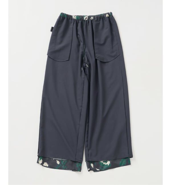 IENA「Deveauxボタニカルフラワープリントパンツ」|その他|