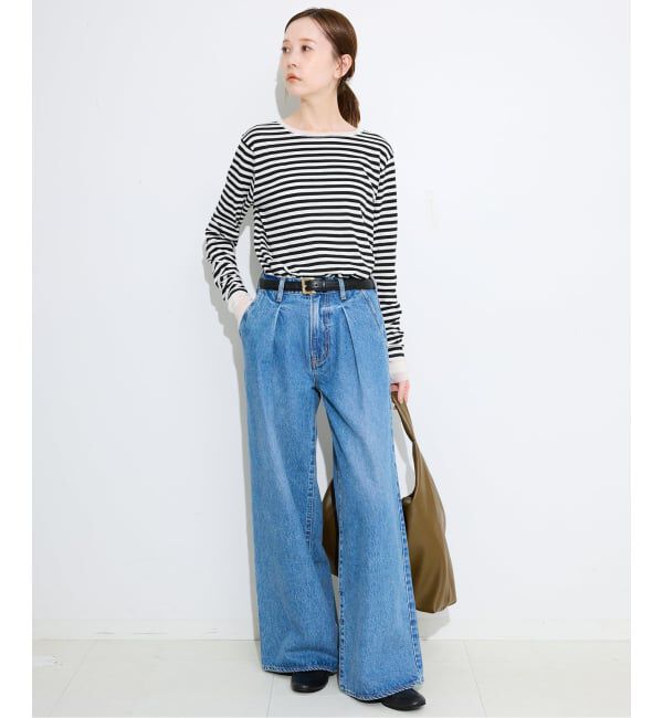 SLOBE IENA「《追加6》レイヤードスリーブロンTEE」|Tシャツ・カットソー|