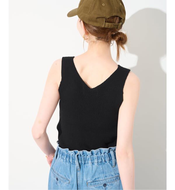 SLOBE IENA「《予約》リブニットタンク」|タンクトップ|