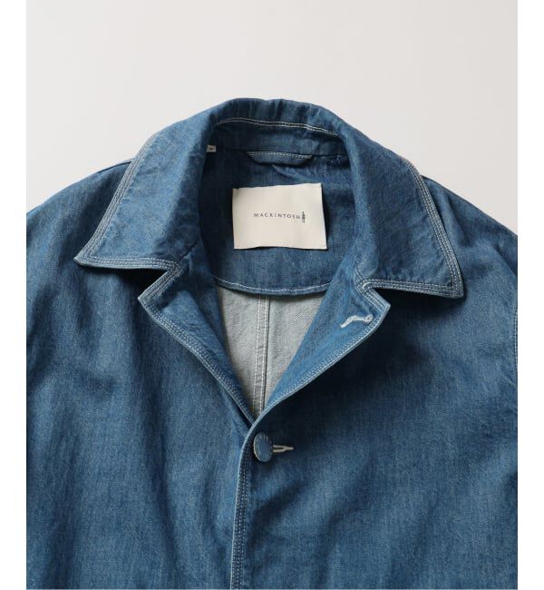 EDIFICE「MACKINTOSH(マッキントッシュ) 別注 HUMBIE デニム SHORT SL(ウォッシュ)」|デニムジャケット|