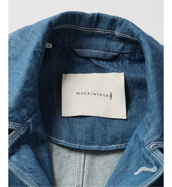 EDIFICE「MACKINTOSH(マッキントッシュ) 別注 HUMBIE デニム SHORT SL(ウォッシュ)」|デニムジャケット|