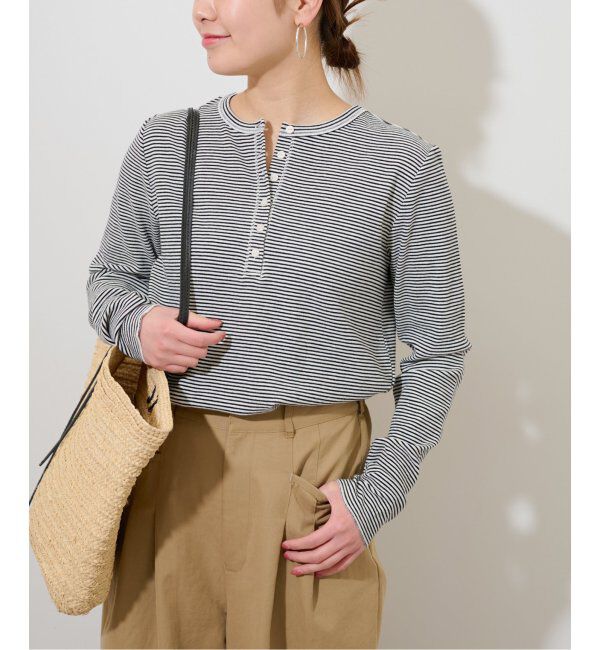 JOURNAL STANDARD relume「ベアテレコ2WAYヘンリーネックプルオーバー」|Tシャツ・カットソー|