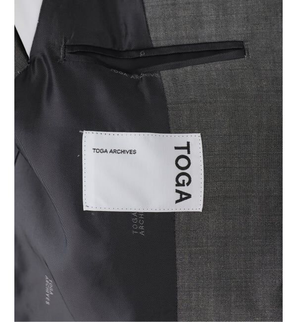 TOGA/トーガ】Wool mohair sleeveless jacket ジャケット TOGA/トーガ】Wool mohair sleeveless jacket ジャケット