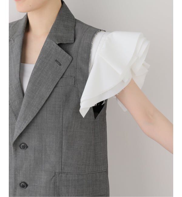 TOGA/トーガ】Wool mohair sleeveless jacket ジャケット TOGA/トーガ】Wool mohair sleeveless jacket ジャケット
