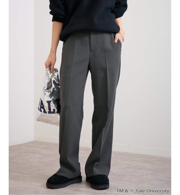 FRAMeWORK「≪追加≫セミフレアパンツ3」|スラックス|